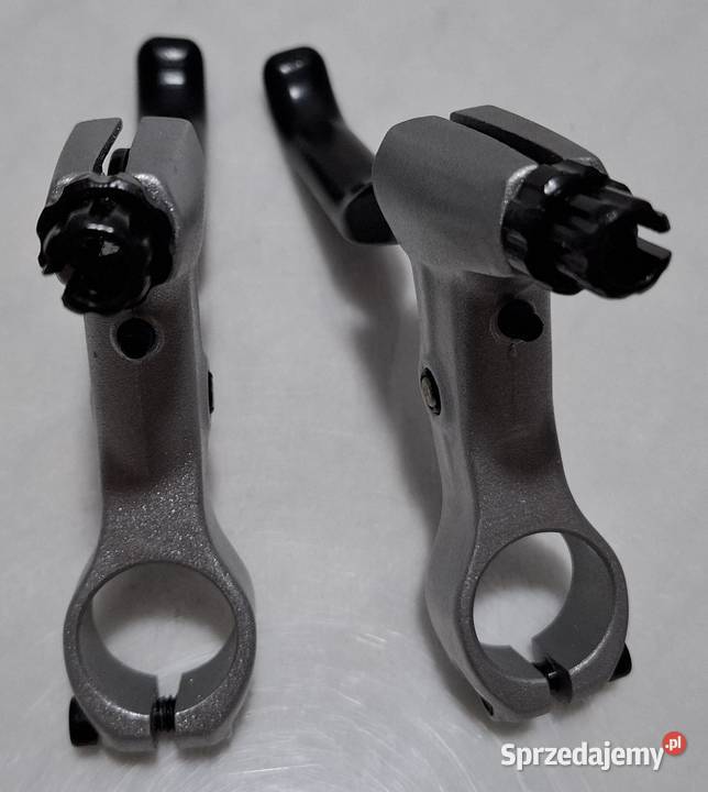 Uchwyty hamulca rączki górski aluminium srebrne Czeladź