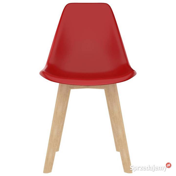 vidaXL Krzesła stołowe 6 czerwone Krzesła Warszawa