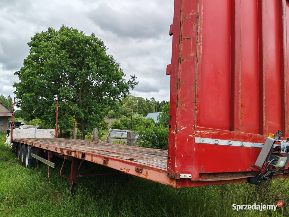 Przyczepa naczepa laweta do bel firanka Bielsk Podlaski