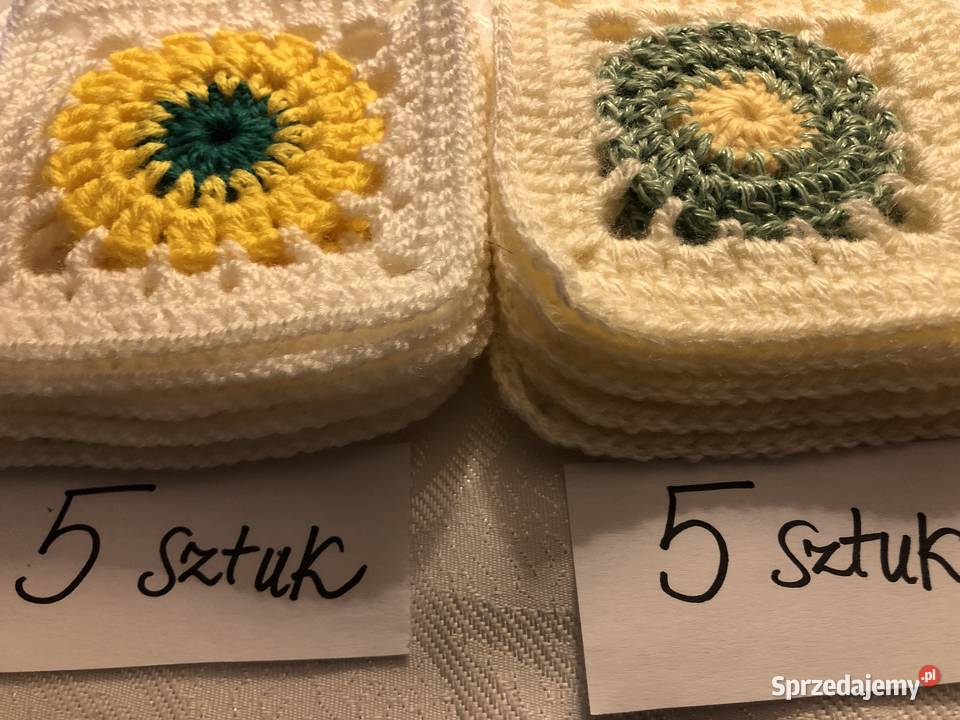 kwadrat babuni kwiaty poduszka narzuta95105 15 Zegrze