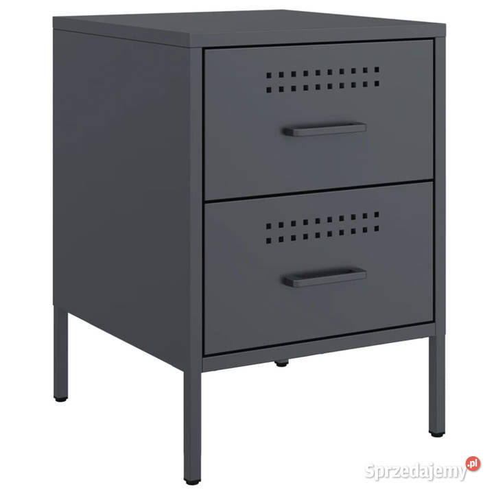 Szafki nocne 2 antracytowe 36x39x505 stal mazowieckie sprzedam