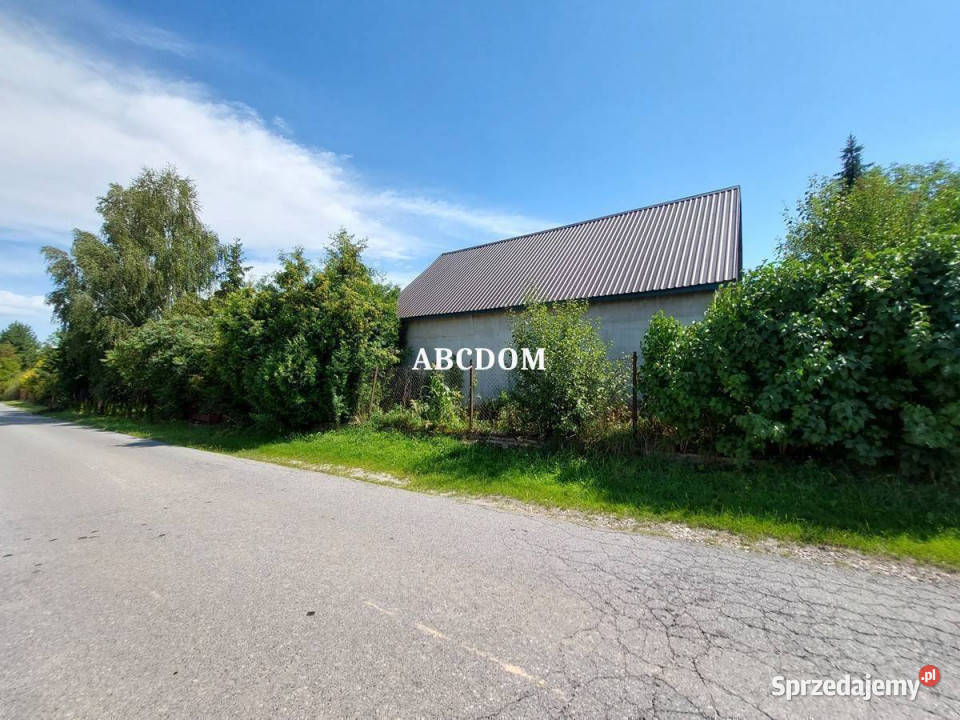 Maszków działka 8a z budynkiem projektem sprzedam