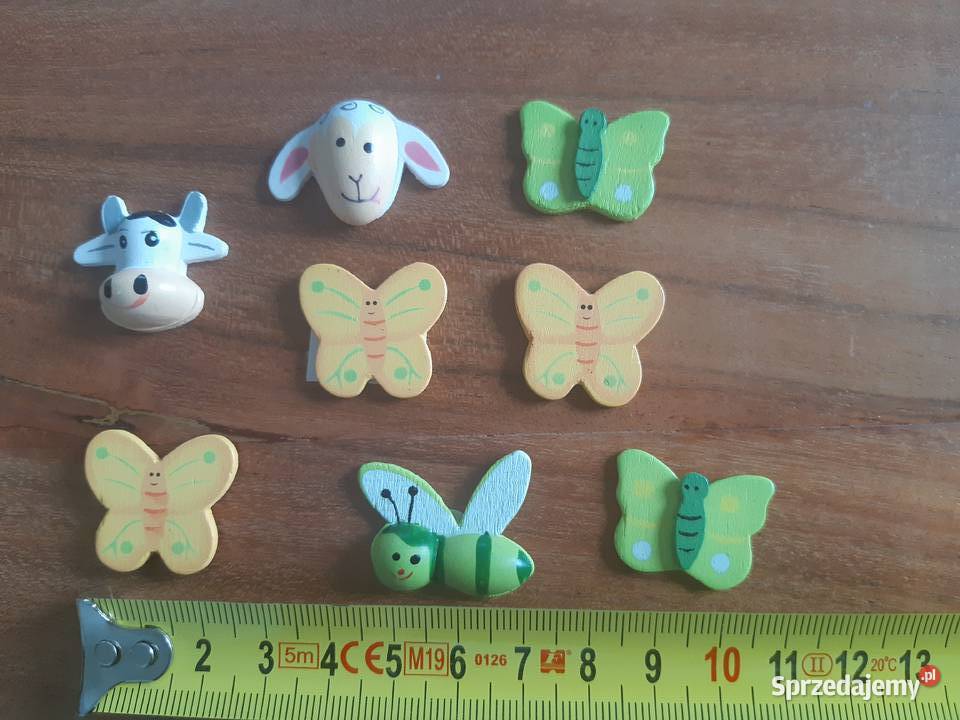 Drewniane ozdoby motyl pszczółka owca krowa Pozostałe mazowieckie Warszawa