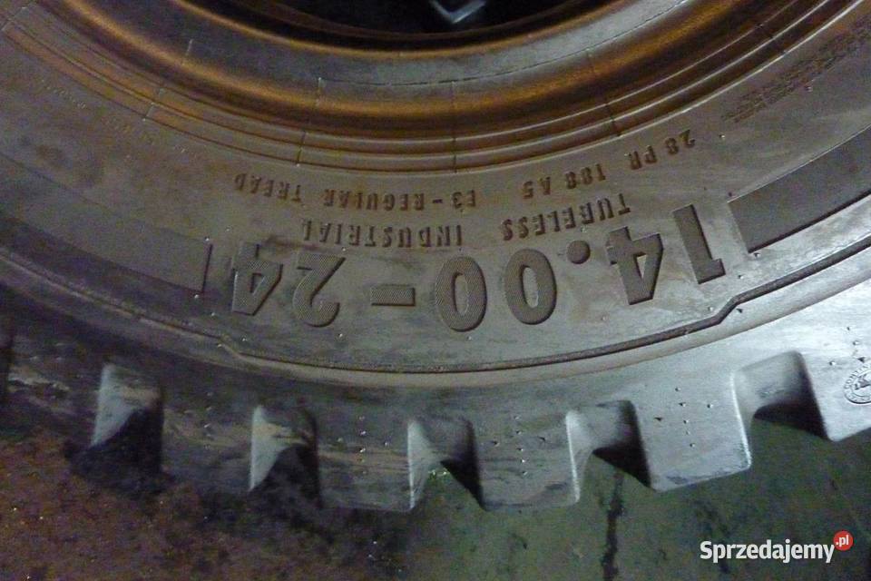 4x Opona używana 140024 1400R24 28PR CONTINENTAL Zaścianki