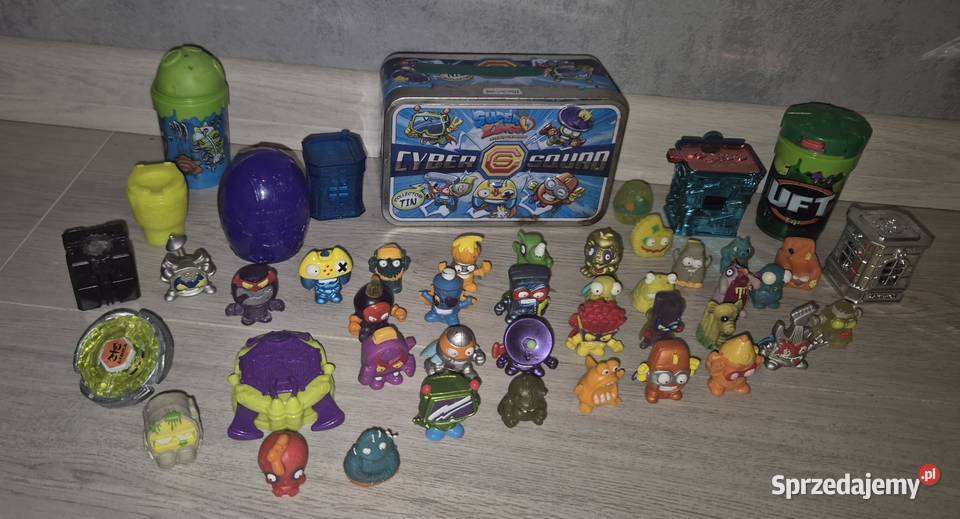 Figurki zestaw Super Zings Śmieciaki puszka Figurki Łódź
