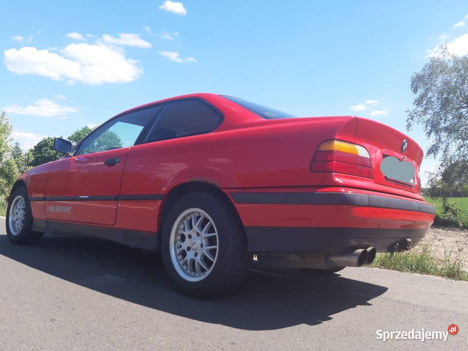 BMW 316i Coupe E36 klasyka motoryzacji nieuszkodzony Aleksandrów Kujawski