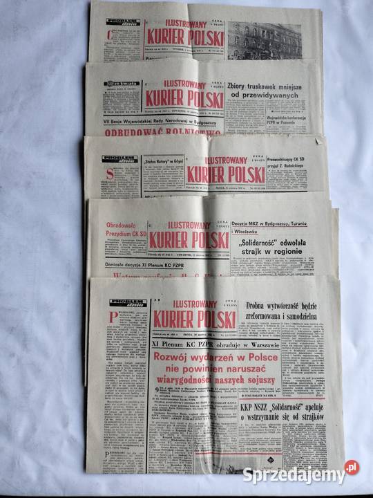 Ilustrowany Kurier Polski z 1979r i z 1981r pomorskie Gdynia