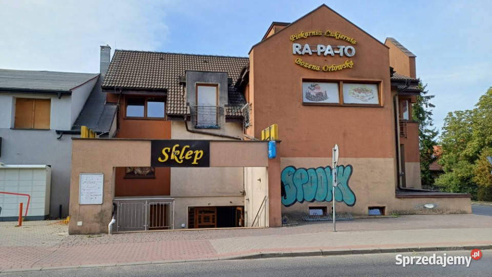 Lokal HandlowoUsługowy 600 m2Działka 650m2Dom z 2150zł/m2 Pisz