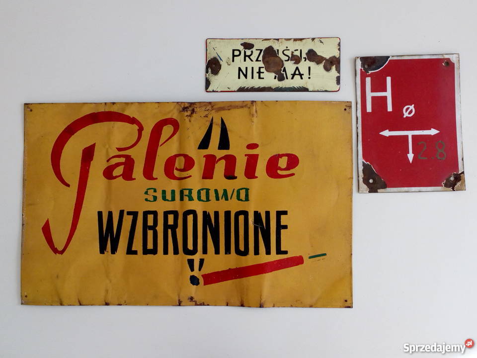 Stare tablice informacyjne Rzeszów