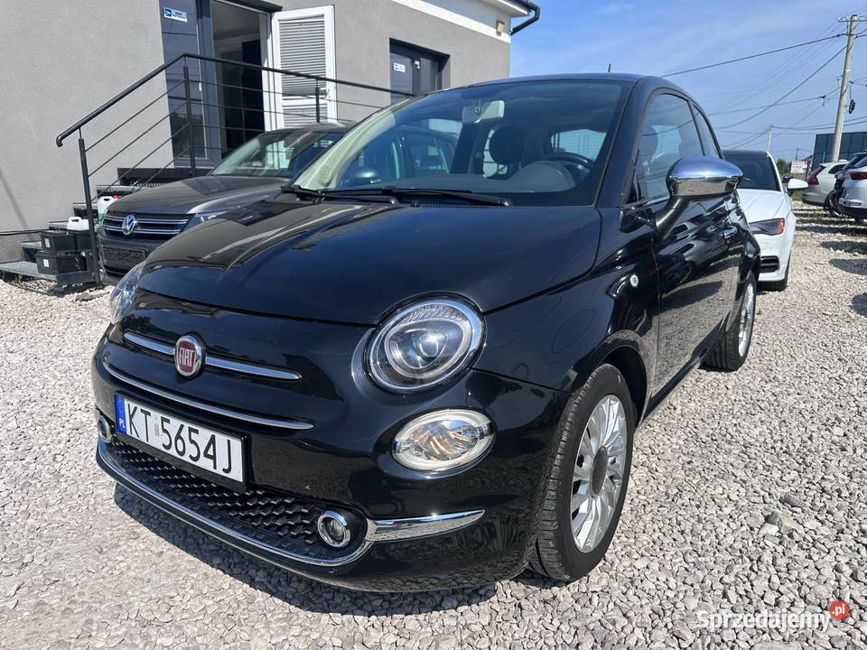 Fiat 500 Automat 2016 Benzyna światła przeciwmgielne Ładna sprzedam