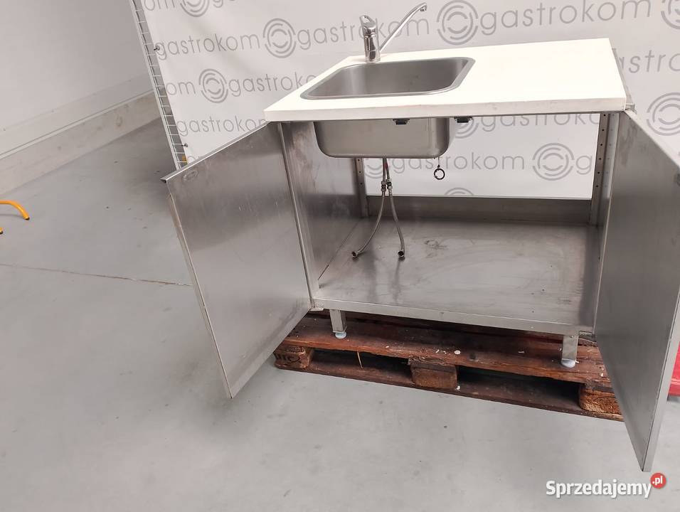 Stół ze zlewem drzwi otwierane 90x70 Wrocław