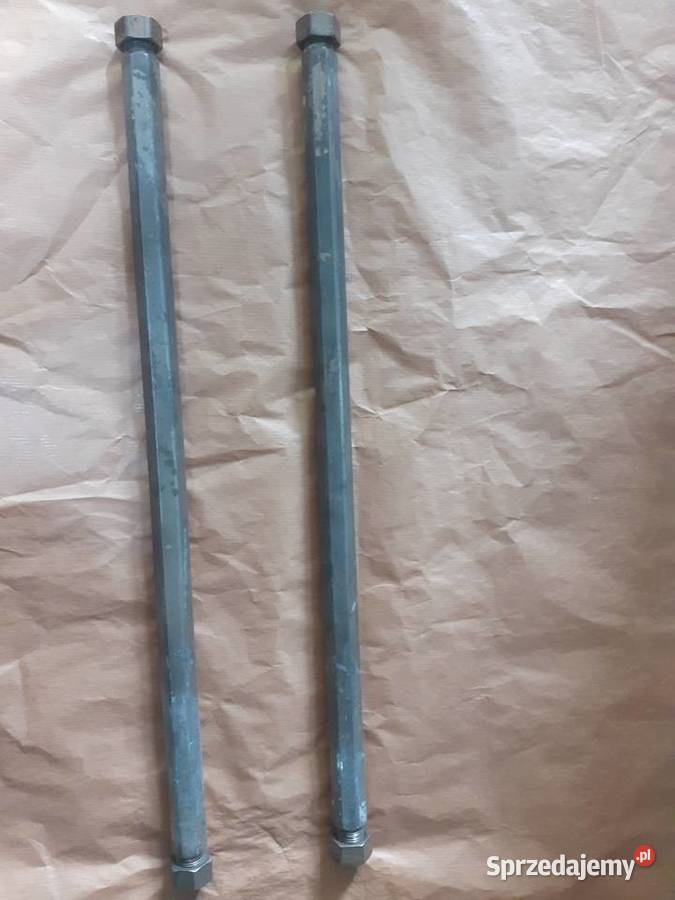 PT91 T72 sworzeń gąsienicy z nakrętkami Dębica