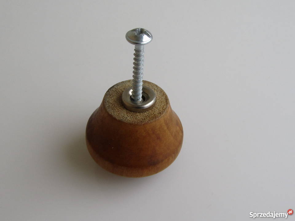 Gałka meblowa drewniana koloru drewna warmińsko-mazurskie Olecko sprzedam