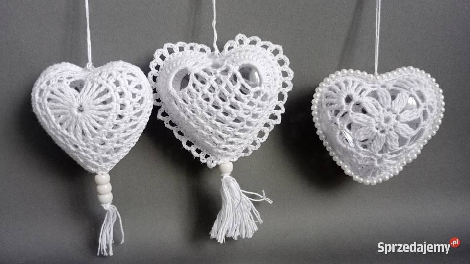 Aniołki sowy ryby parasolki serduszka robione na Gliwice