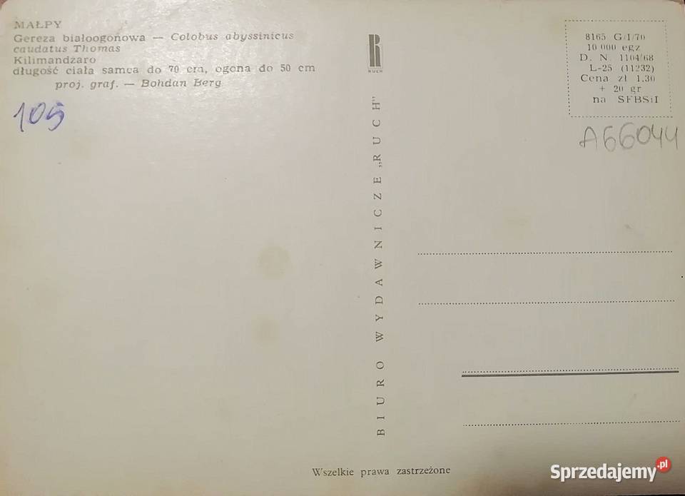 Bohdan Berg seria Małpy Kraków