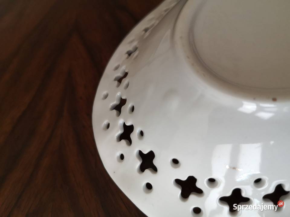 Mały ozdobny półmisekpaterka z porcelany Katowice