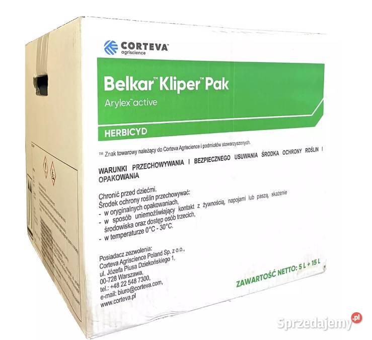 BELKAR KLIPER PAK 20 ha herbicyd rzepak Nawozy i ŚOR kujawsko-pomorskie Golub-Dobrzyń sprzedam