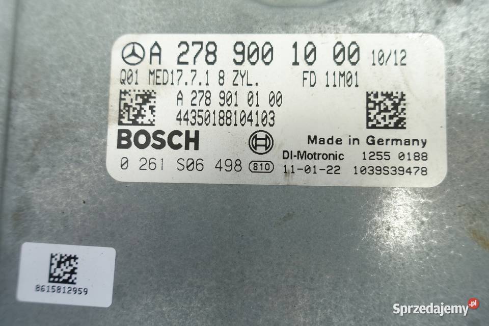 Mercedes W216 C216 55 STEROWNIK SILNIKA komputer Części samochodowe Chełm sprzedam