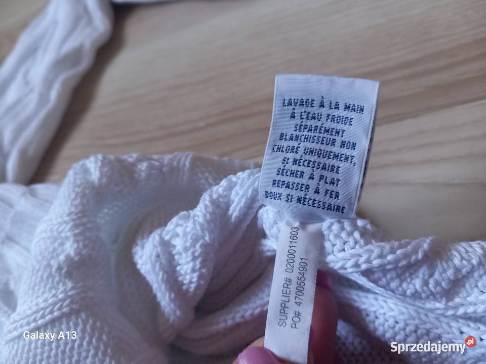Polo ralph lauren biały nowy kardigan damski s Swetry i golfy Stalowa Wola