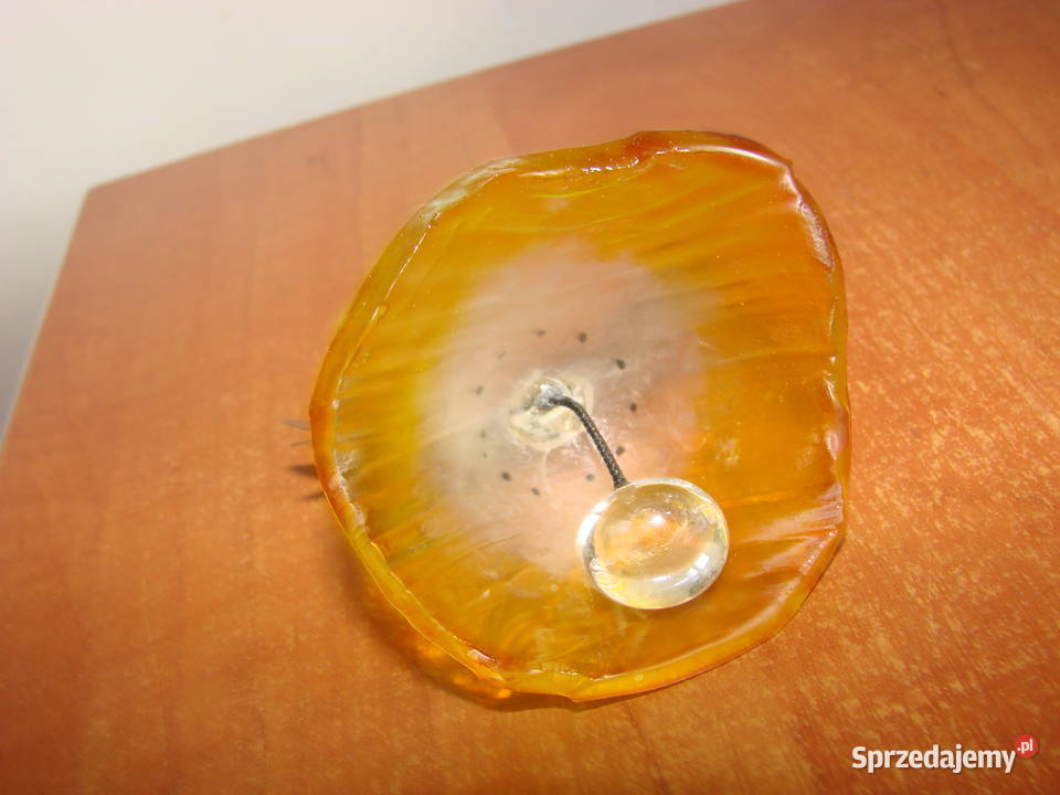 Aniołek szklany dzwoneczek Pruszcz Gdański