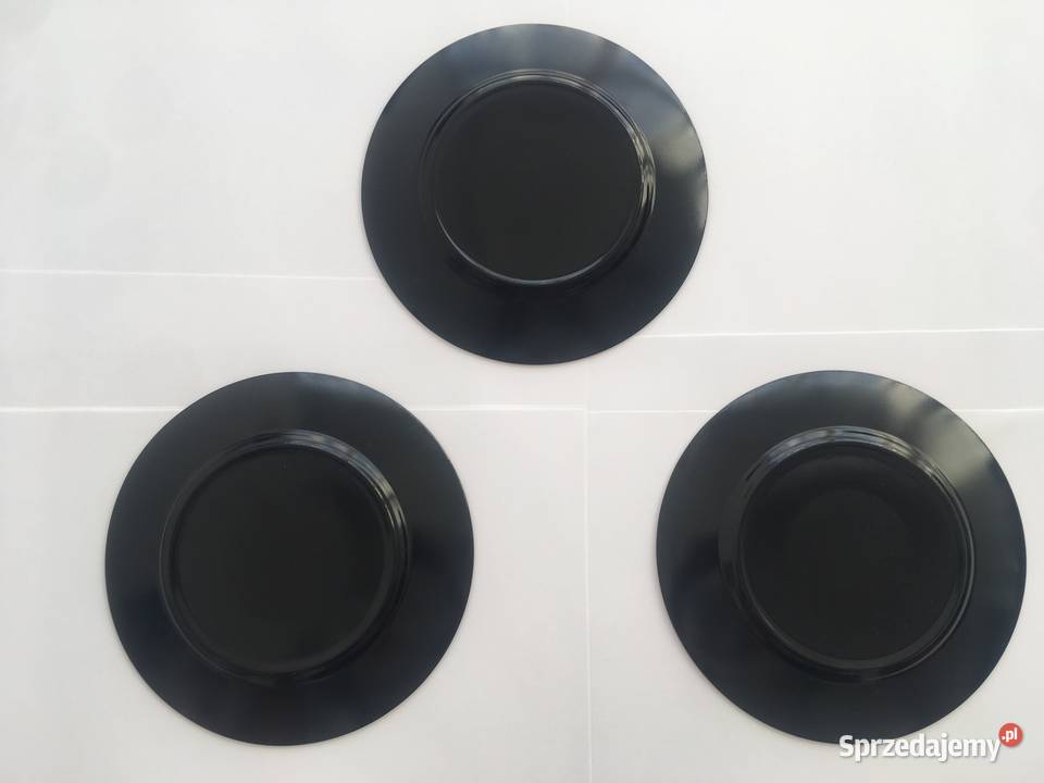 Arcoroc France talerzyki talerze czarne Kołobrzeg sprzedam