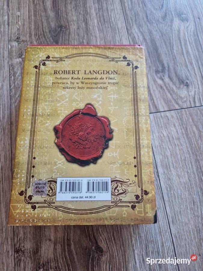 Dan Brown zaginiony symbol małopolskie Kraków sprzedam