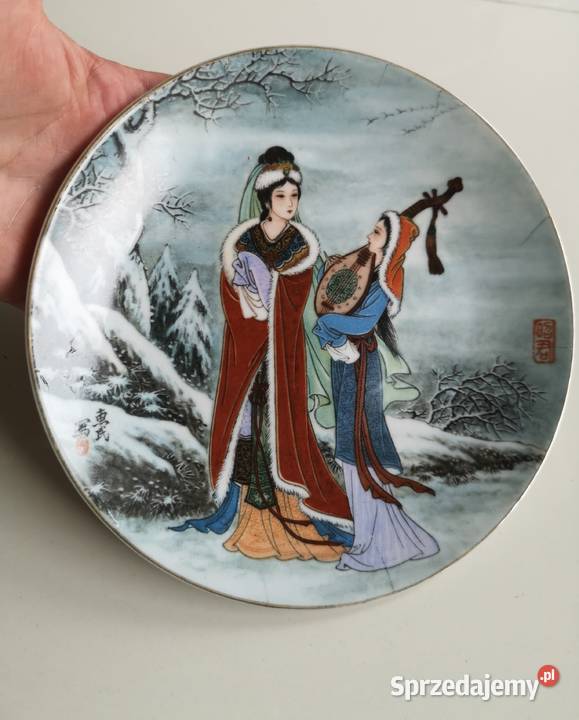 Talerz porcelanowy vintage Japonia