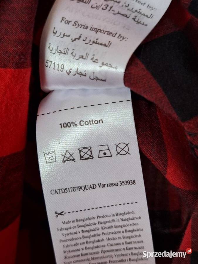 Bawełniana koszula damska bez rękawów r XS Kratka Darłowo sprzedam