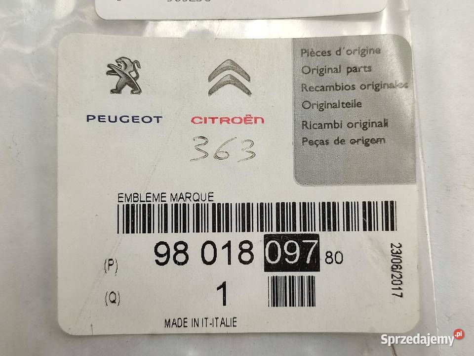GRILL CHROM ATRAPA CITROEN C3 PICASSO LIFT SH Karoseria lubelskie