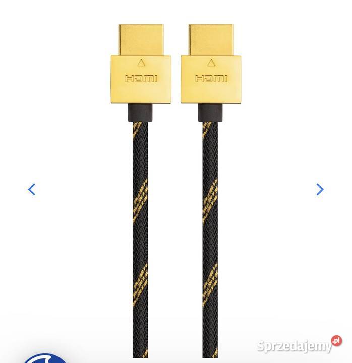 Złoto czarny kabel HDMI WYSOKA JAKOŚĆ