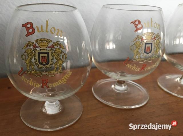 Vintage 5 kieliszków do brandy marki BUTON małopolskie Nowy Sącz