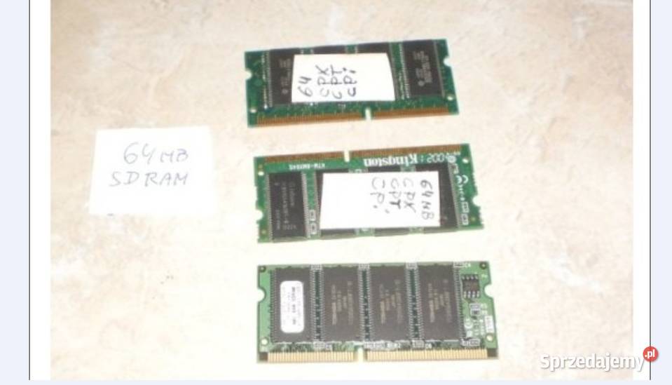 Pamięć ram sdramddr1 256mb12864 laptop Komputery i Akcesoria Olkusz