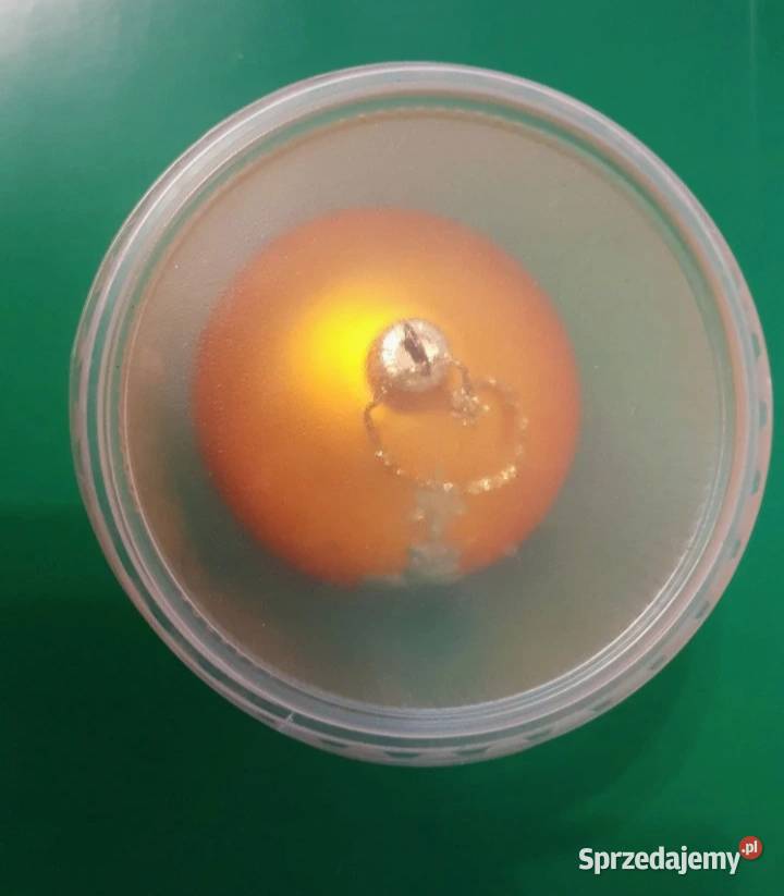 Bombka złota szklana na choinkę ozdoba ŚWIĘTA z Oborniki sprzedam