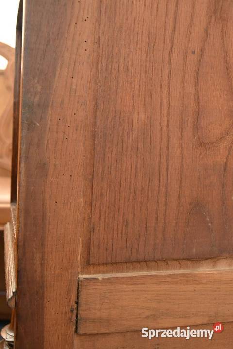 kredens dębowy secesja łódzkie Poddębice sprzedam