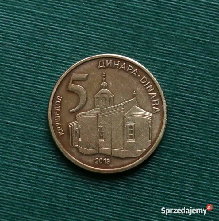 SERBIA 5 dinarów 2019r