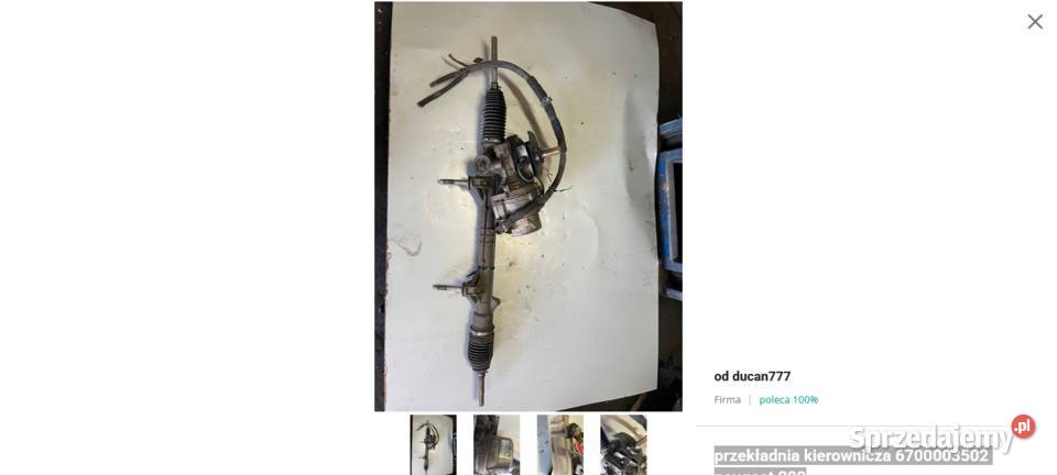 przekładnia kierownicza 6700003502 peugeot 208 dolnośląskie Jelcz-Laskowice