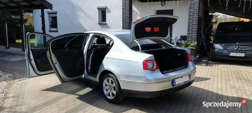Volkswagen Passat 19TDi 2008r Ciemne szyby Volkswagen Wałdowo Szlacheckie