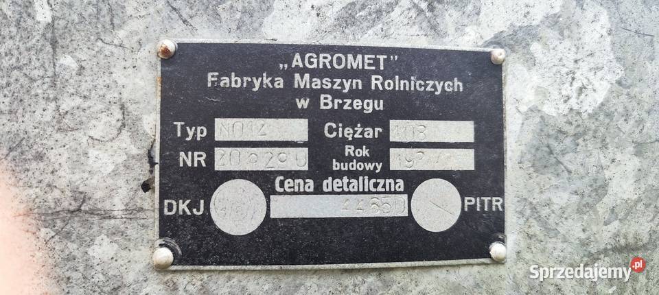 Rozsiewacz nawozow ciągnikowy Lejek Nienadówka