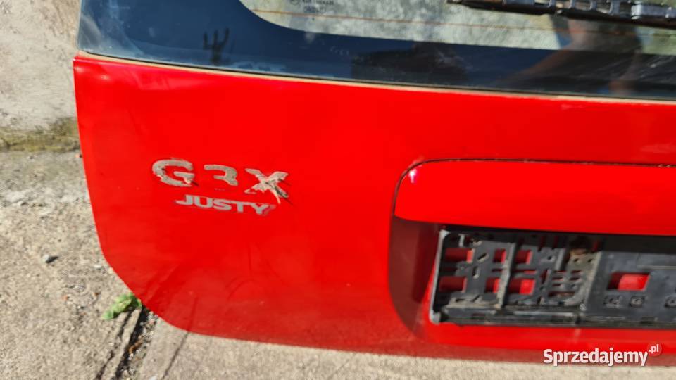 Suzuki Ignis MH Subaru G3X JUSTY klapa pokrywa Legnica