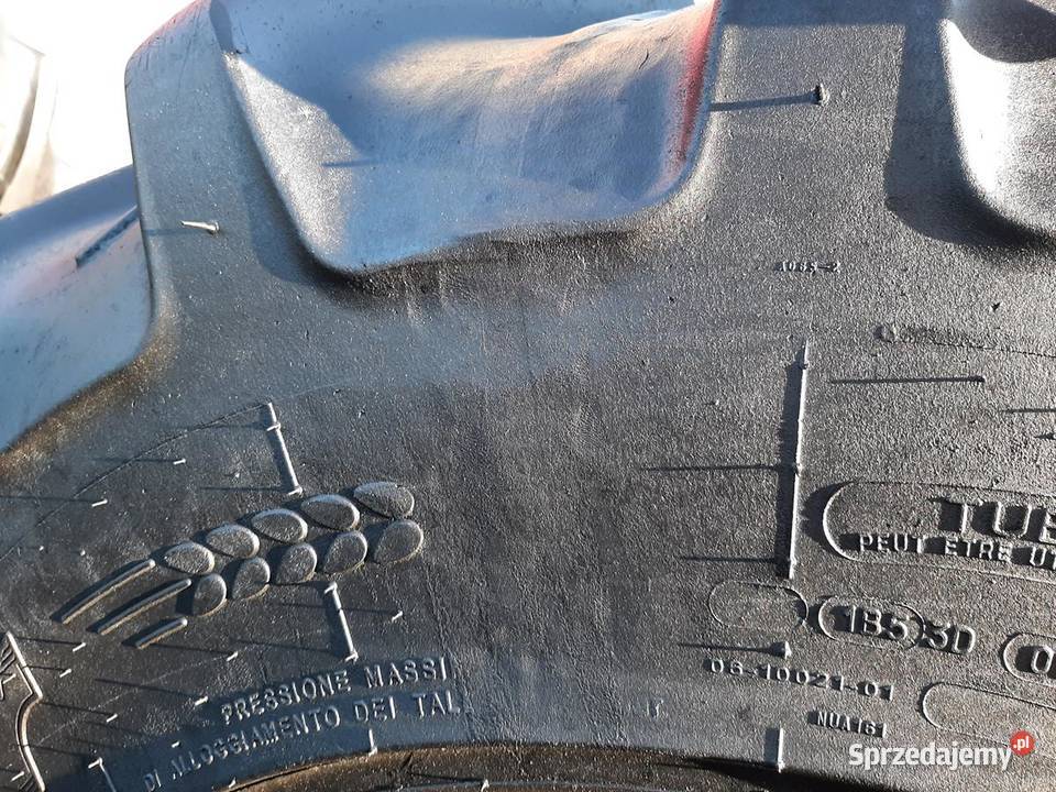 2x Opona używana rolnicza 34085R24 136R24 KLEBER Zaścianki