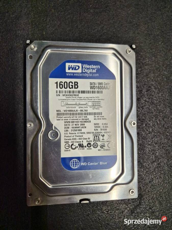 Dysk twardy WD wd1600aajs 160GB SATA sprzedam