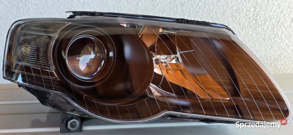 Reflektory VW Passat B6 soczewka BiLED black Lampy przednie Kielcza