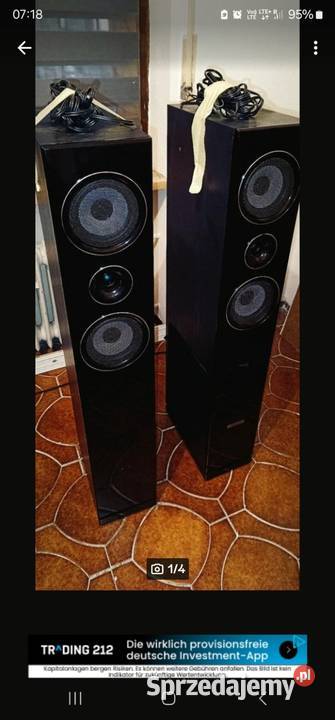 Głośniki stojące kolumny podłogowe Bennett Ross