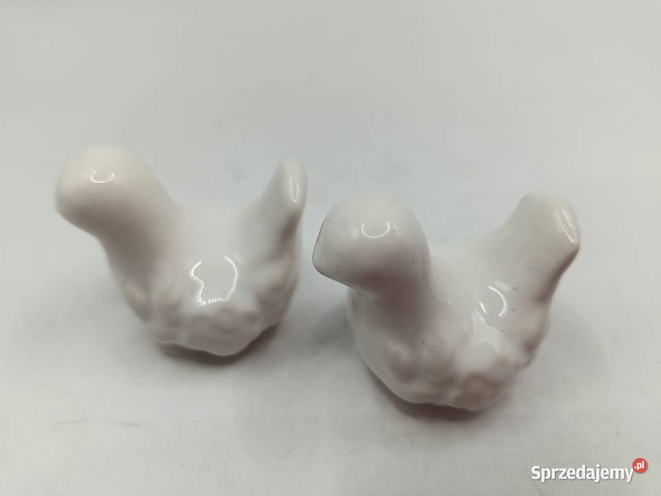 Figurki ceramika mini ptaszki ptak Zamość