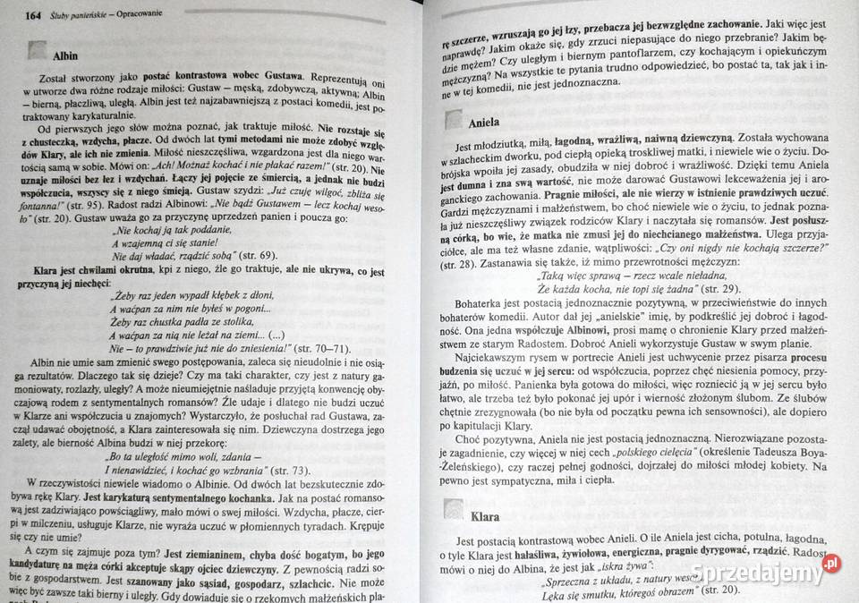 Śluby panieńskie Aleksander Fredro Lektura z Chełm