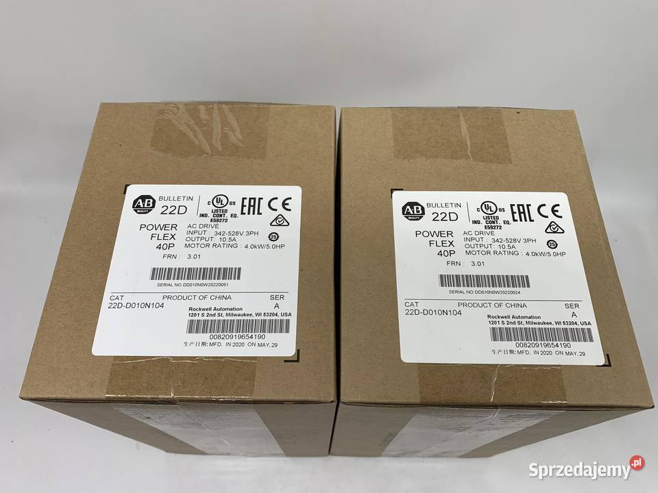 Allen Bradley 22DD010N104 Inverter 3f 4kW Warszawa