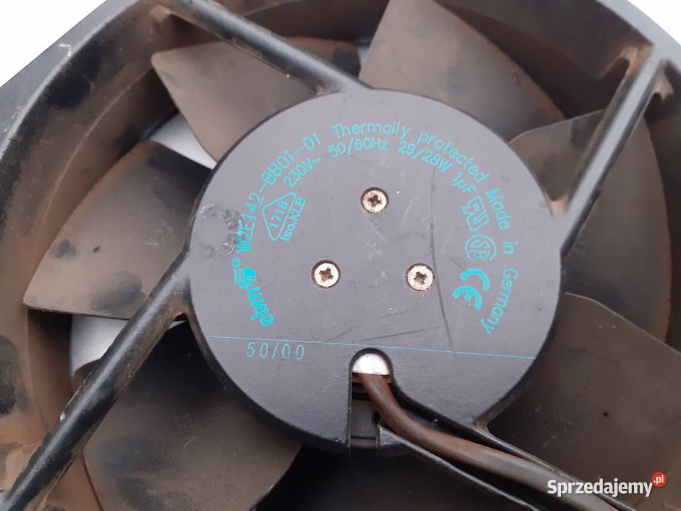 Wentylatory Ebm W2E142 BB01 01 Germany 230V 28 Tuszkowo sprzedam