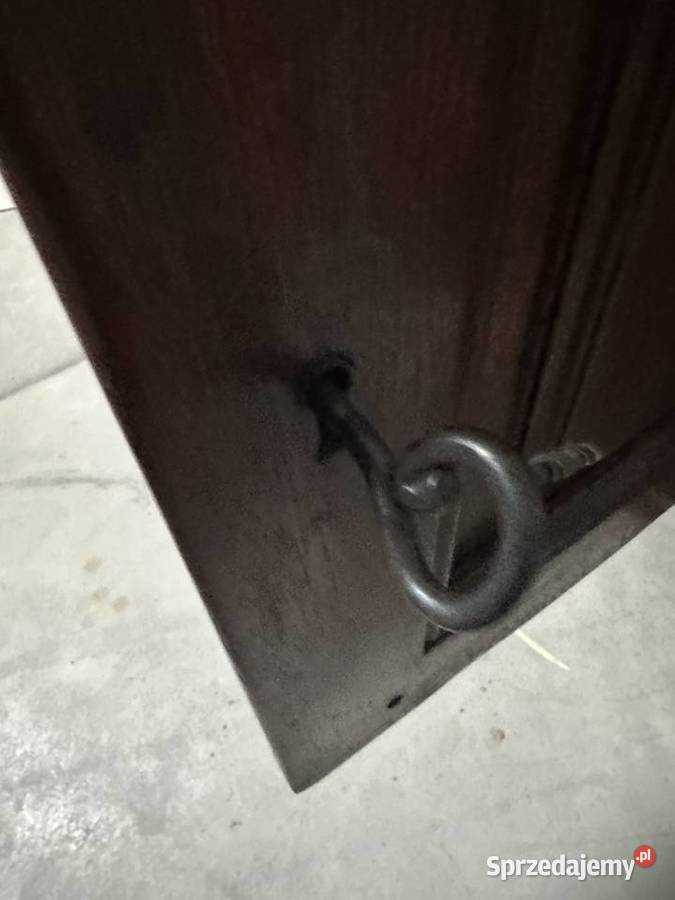 Masywna ciężka dębowa komoda 100 lite drewno 235 Sławoszewek