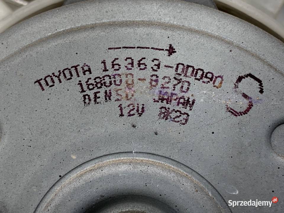 WENTYLATOR CHŁODNICY TOYOTA YARIS II 13 100