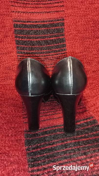 Czółenka damskie wysoki obcas skóra 38 Nowy Sącz sprzedam